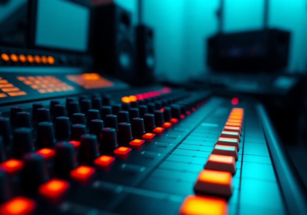 Mixer console